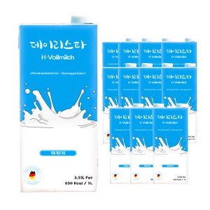 데이리스타 밀쉬 무항생제 멸균우유 1L X 12팩