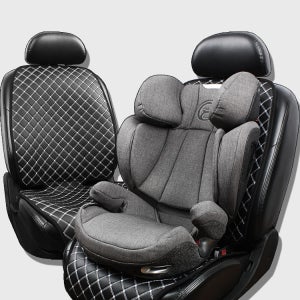 지엠지모터스 자동차 시트커버 카시트 보호 매트 퀼팅 방수원단 스크래치 방지 1P