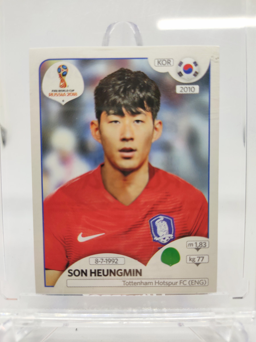 2018 Panini World Cup Stickers 손흥민 월드컵 스티커 카드 축구 카드