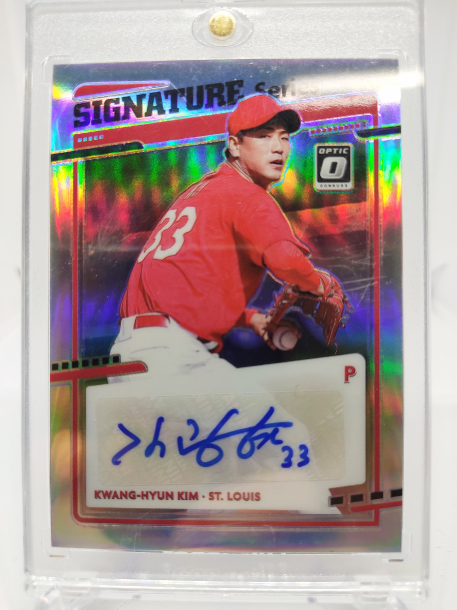 2020 Donruss Optic 김광현 친필싸인 RC 오토카드 야구 싸인카드