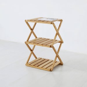 JAWAL 선반 415 좁은 3단 대나무 3969.4476