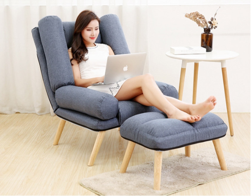 리클라이너 소파 대용 1인용 소파베드 패브릭소파 카우치 좌식소파 등받이