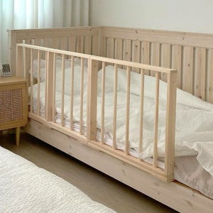 원목 아기침대가드 유아 침대안전가드 낙상방지 소나무 600