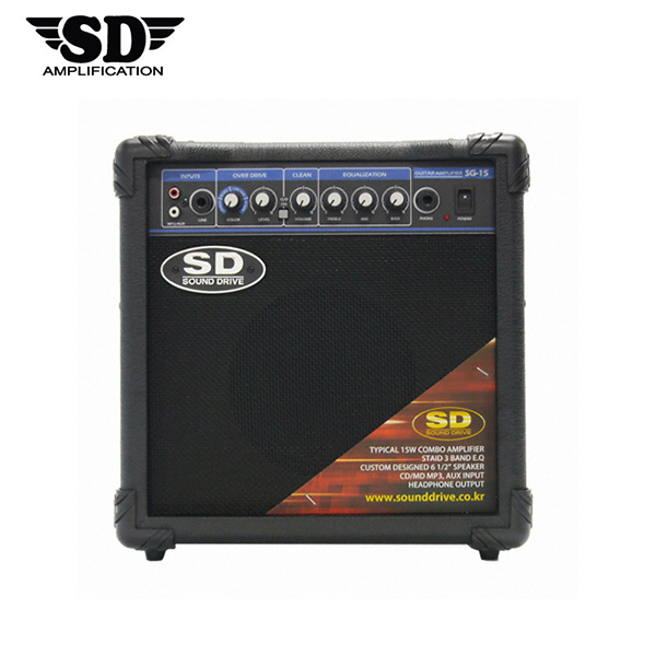 Sound Drive 사운드드라이브 SG15 / SB15 일렉 베이스 기타 앰프
