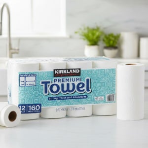 <b>코스트코</b> 커클랜드 키친타올 160매 12롤 주방 업소용 대용량 종이 타월