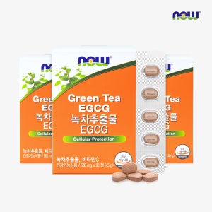 나우푸드 녹차추출물 EGCG 비타민C 카테킨 다이어트 90정, 3개