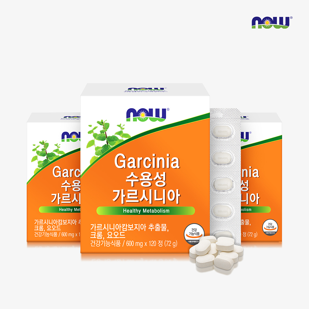 <b>나우푸드</b> 수용성 가르시니아 120정 3박스 3개월분
