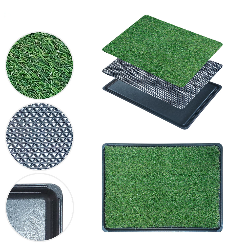 잔디 배변판 세트S(애완견 배변 매트 패드 화장실)