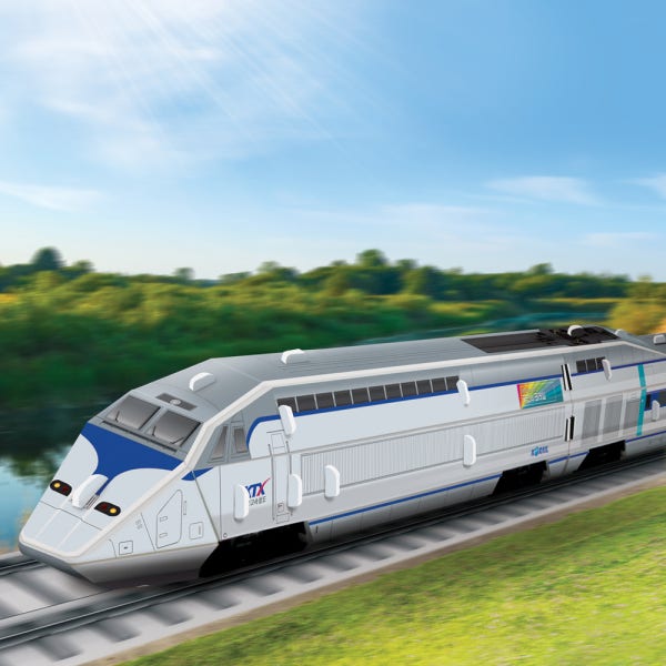 Korail 코레일 KTX 기차 철도 모형 장난감 만들기 조립 놀이