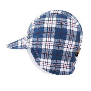 mcn 스포츠 자전거모자 방한 사이클링캡 블루체크 겨울용