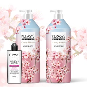 케라시스 퍼퓸 린스 체리블라썸 1LX2개 + 데미지클리닉 샴푸180ML
