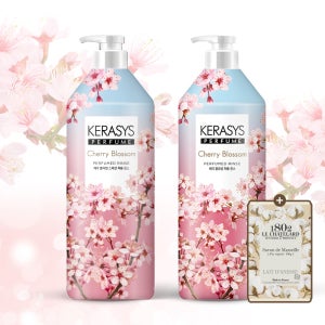 케라시스 퍼퓸 린스 체리블라썸 1LX2개 +동키밀크 비누 100g