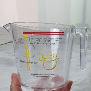 [H&K]국산 라면계량컵 500ml- 맛있게 라면 끓이기