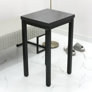 2인용 식탁 카페 테이블 450 400 소형 매장 업소용 인테리어 조립식 사각 미니 철제