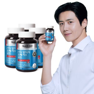 뉴트리디데이 rTG 알티지 오메가3 골드 4병 (12개월분)