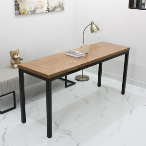 업소용식탁 1800 500 카페테이블 창가 벽면 테이블 식당용 아카시아 튼튼한 조립식 철제