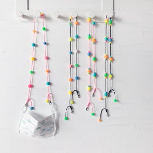 국산 핸드메이드 실리콘볼 매듭 마스크 스트랩 목걸이 고리 걸이 마스크줄