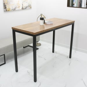 넓은 대형 6인용 조립식 철제 아일랜드 홈 빠 거실 식탁 1400 x 600 절삭 가능