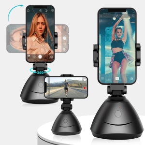 AI오토페이스 트래킹 카메라 휴대폰거치대 스마트 개인방송 틱톡 유투브 라이브 360도 회전