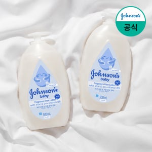 무향 존슨즈베이비 바디로션 500ml, 화이트, 2개