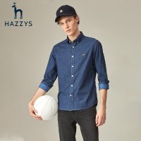 HAZZYS 헤지스 남자 남성 긴팔 데님 청남방 셔츠 ASCZK10CI16