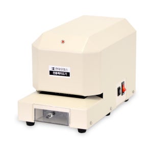 현대오피스 인증 천공기 SUPER POWER(주문제작) 25매 간인 검인 계약서 천공기 문서위조방지 이니셜 로고제작