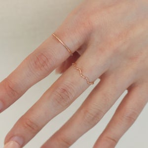 14k 데일리 레이어드 링 반지