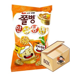 쫄병스낵 안성탕면맛 77g 30개(한박스)