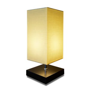 모던 옐로우 사각 인테리어 스탠드 조명(LED전구무료증정)