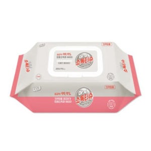 아기용 소독 물티슈 안심 살균 소독 티슈 닥터큐 핑크 1BOX 80매x20개 국산 식약처
