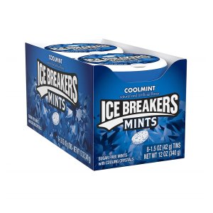 아이스 브레이커스 민트 42g 8통 1박스 쿨민트 아이스 브레이커 Ice Breakers Sugar Free Mints, Coolmint
