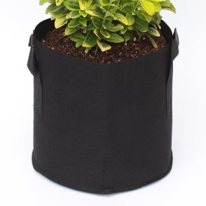 부직포 화분 블루베리 그로우백 대형 화분 1호(18 x 15cm) 4L, 블랙