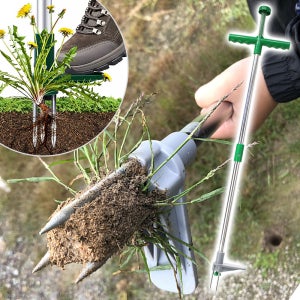 페달형 잡초제거기 (마당 민들레 잡풀제거 서서작업)