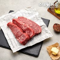 채끝등심 스테이크 냉장 채끝살 300g이상 미국산소고기 스테이커스