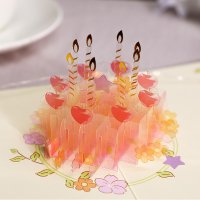 특별한 생일카드 3D 케이크 팝업 입체카드 생일이벤트