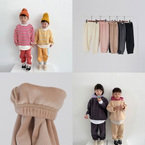 조거 팬츠 트레이닝 가을 겨울 기모 와이드 카고 고쟁이 긴바지 아동 아기 유아 어린이 남아 여아 키즈 주니어 등원 어린이집 유치원 골지 냉장고