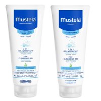 Mustela 무스텔라 베이비 헤어 바디 클렌징 젤 200ml 2팩