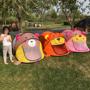 3인용 원터치 팝업 텐트 3인 거실형 하드탑 돔 면 방수 캠핑 이너 백패킹 그늘막 텐트