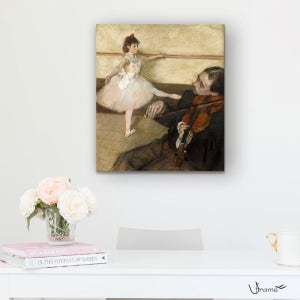 원화사이즈 명화액자 에드가 드가 발레 레슨