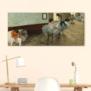 원화사이즈 명화액자 에드가 드가 발레 레슨Ⅱ