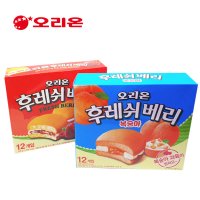 오리온 후레쉬베리 복숭아12P / 딸기12P 신제품파이