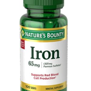Natures Bounty 여성철분제 100정 여성 임산부 출산후 철분부족