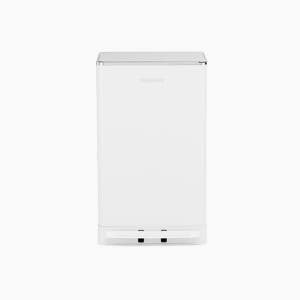 매직캔 냄새차단 휴지통 히포 크롬 21L, 화이트(MH250WCR)