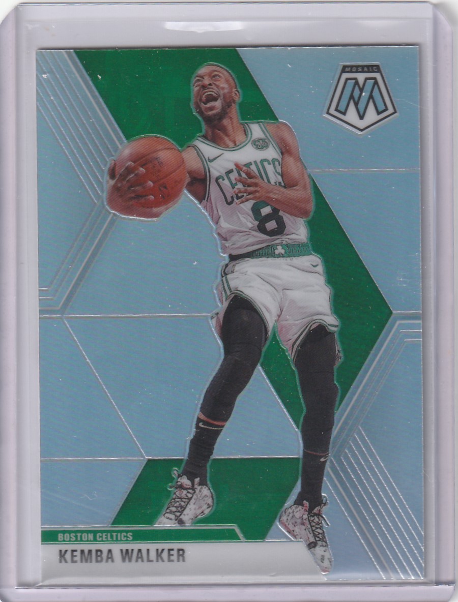 2019-20 Mosaic 켐바 워커 Silver Prizm NBA 농구 카드