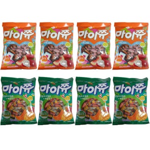 크라운 마이쮸 핑크리치 써니피치(4봉) + 캔털루프멜론 애플망고(4봉)