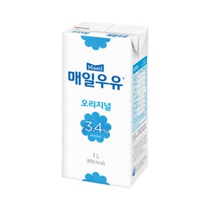 매일유업 멸균우유 오리지널 1L, 10개