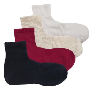 [원삭스] 여자 직각 캐주얼 밴딩 여성 중목 양말 3켤레세트 W240