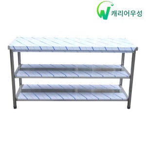 2단 상업용작업대 업소용작업대 스텐선반 주방선반 1500