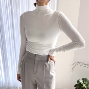 얇은폴라티 반폴라티 텐셀목폴라 이너 목티