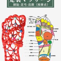 발바닥지압효과 용천혈 이색 지압슬리퍼 욕실 베란다